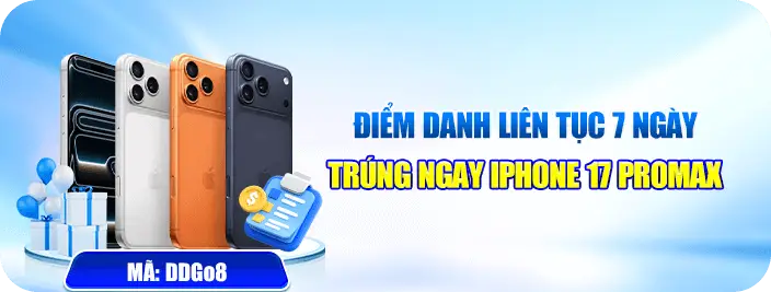 điểm danh 7 ngày nhận iphone 17prm